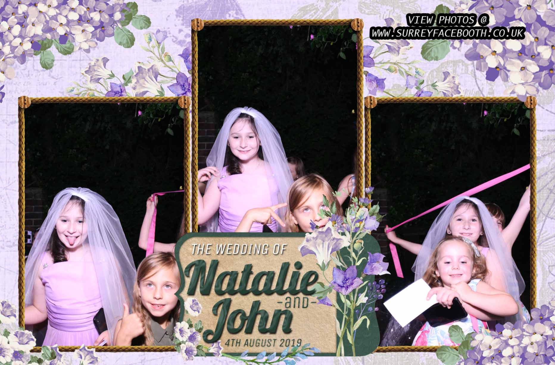 Natalie and John's Wedding | View more photos from the event at galleries.surreyfacebooth.co.uk/u/Surrey-FaceBooth/Natalie-and-Johns-Wedding